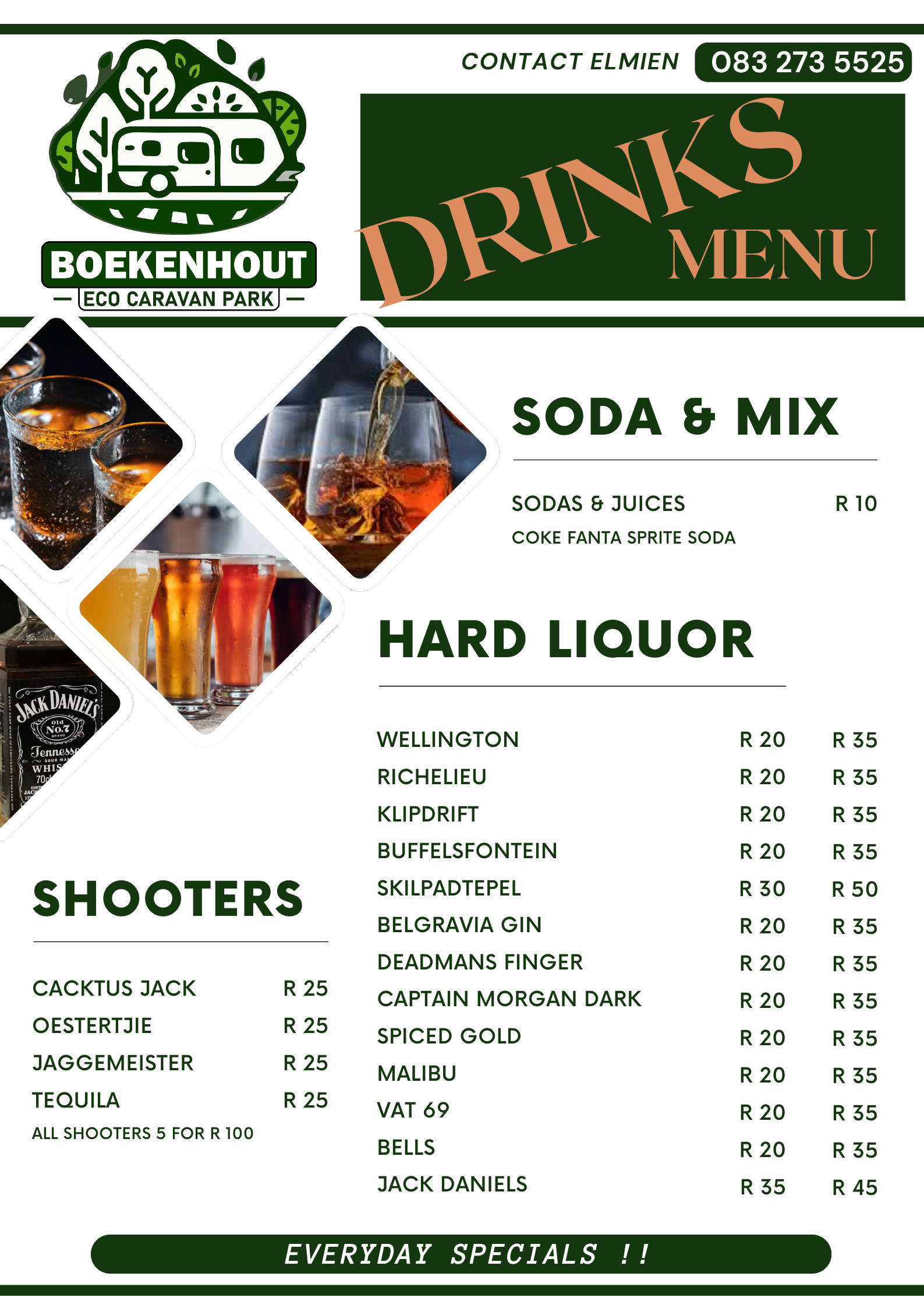 Drinks Menu 1